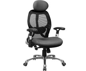 Office Factor Ergonomic High Back Executive Managers Mesh Chair 