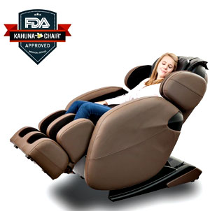 Kahuna LM6800 Full-Body Zero Gravity Space Saving L-Track Massage Chair