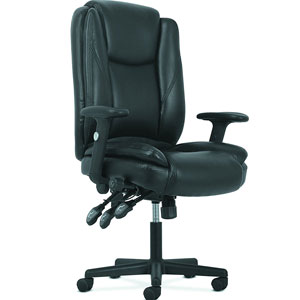 HON High-Back Leather Office Chair